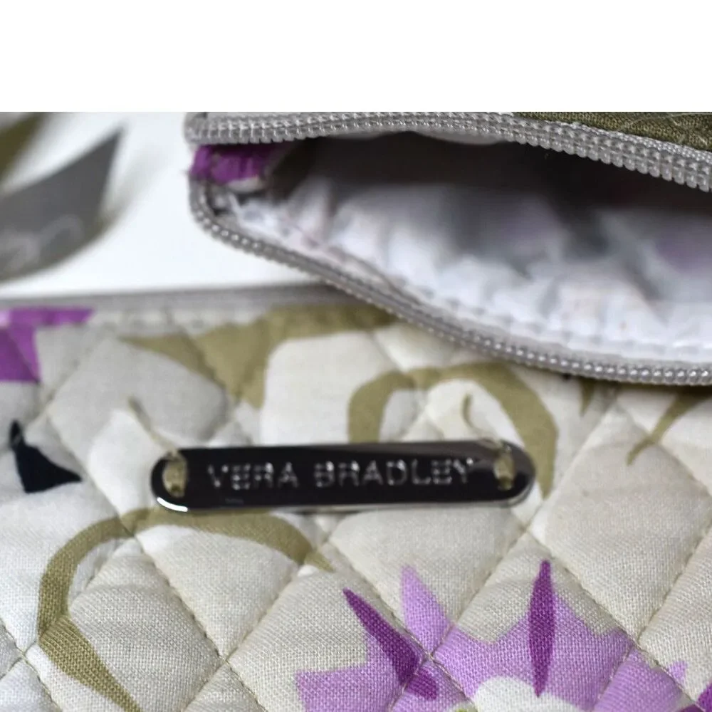 Vera Bradley Retired Portobella Road 2 Makeup/Coin/ID/ Misc, Zip Trendy Mod Bags